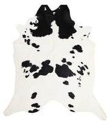 Black and White XX-Large Brazilian Cowhide Rug 8'6"H x 7'8"W #A6511 by Hudson Hides