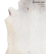 Salt and Pepper Brown XX-Large Brazilian Cowhide Rug 7'7"H x 6'7"W #A6512 by Hudson Hides