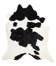Black and White Large Brazilian Cowhide Rug 7'8"H x 5'1"W #A6527 by Hudson Hides