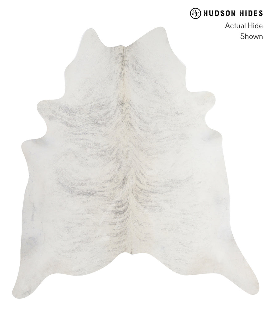 Grey Brindle XX-Large Brazilian Cowhide Rug 7'7"H x 6'10"W #A6634 by Hudson Hides