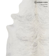Grey Brindle XX-Large Brazilian Cowhide Rug 7'7"H x 6'10"W #A6634 by Hudson Hides