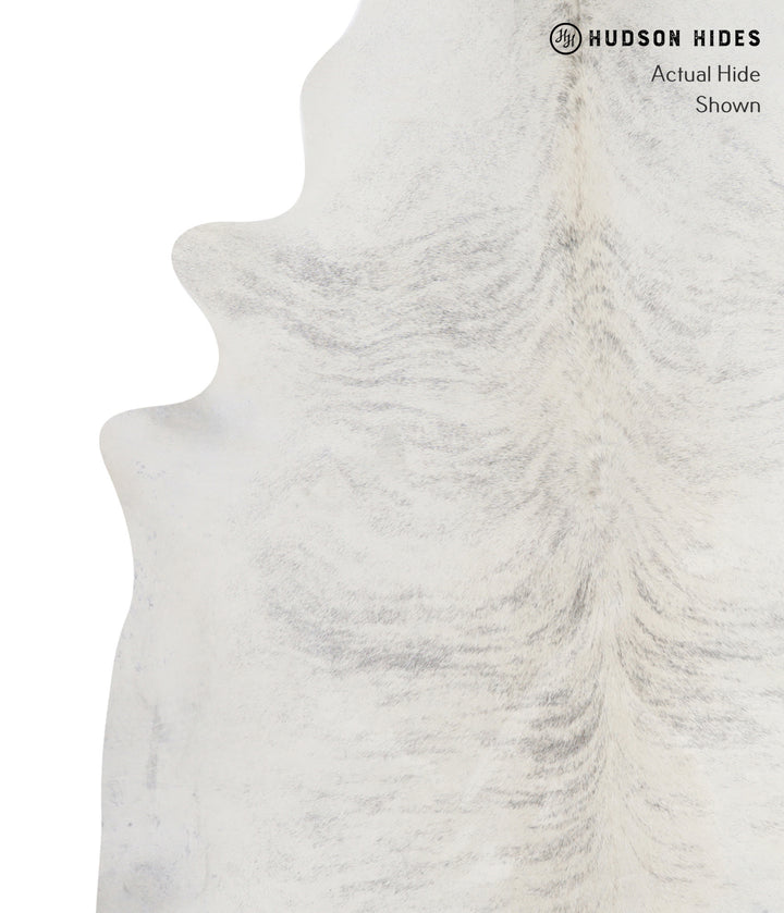 Grey Brindle XX-Large Brazilian Cowhide Rug 7'7"H x 6'10"W #A6634 by Hudson Hides