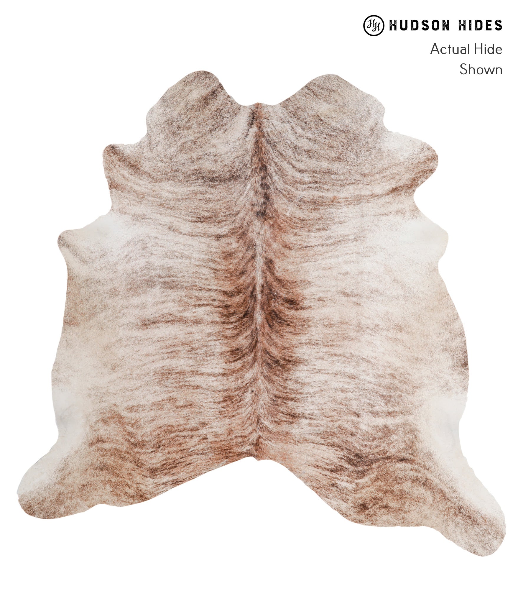 Light Brindle Cowhide Rug #A6652