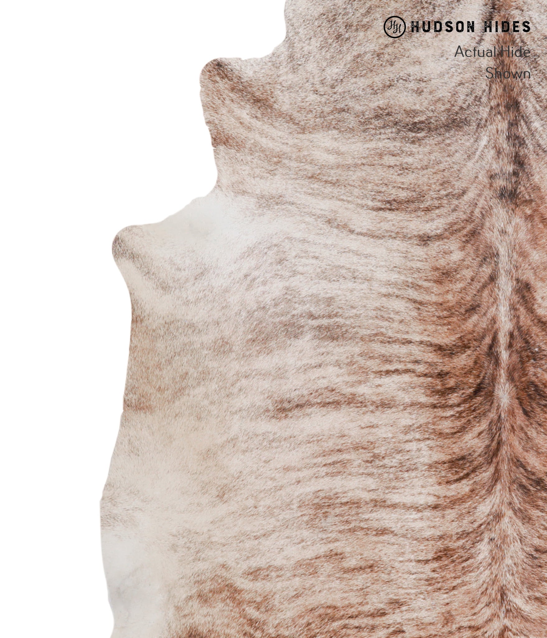 Light Brindle Cowhide Rug #A6652