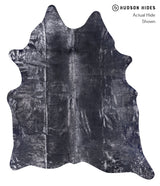Frosted XX-Large Brazilian Cowhide Rug 7'11"H x 6'8"W #A6656 by Hudson Hides