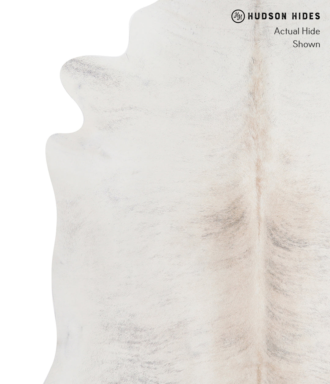 Grey Brindle X-Large Brazilian Cowhide Rug 6'9"H x 6'6"W #A6759 by Hud