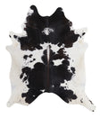 Black and White X-Large Brazilian Cowhide Rug 7'9"H x 6'2"W #A6773 by Hudson Hides