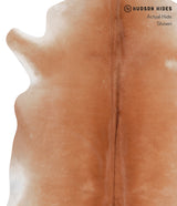 Solid Brown X-Large Brazilian Cowhide Rug 7'0"H x 6'7"W #A6776 by Hudson Hides