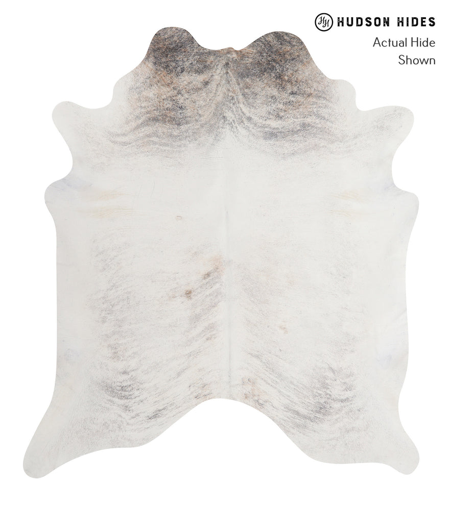 Grey Brindle X-Large Brazilian Cowhide Rug 7'6"H x 6'7"W #A6798 by Hudson Hides