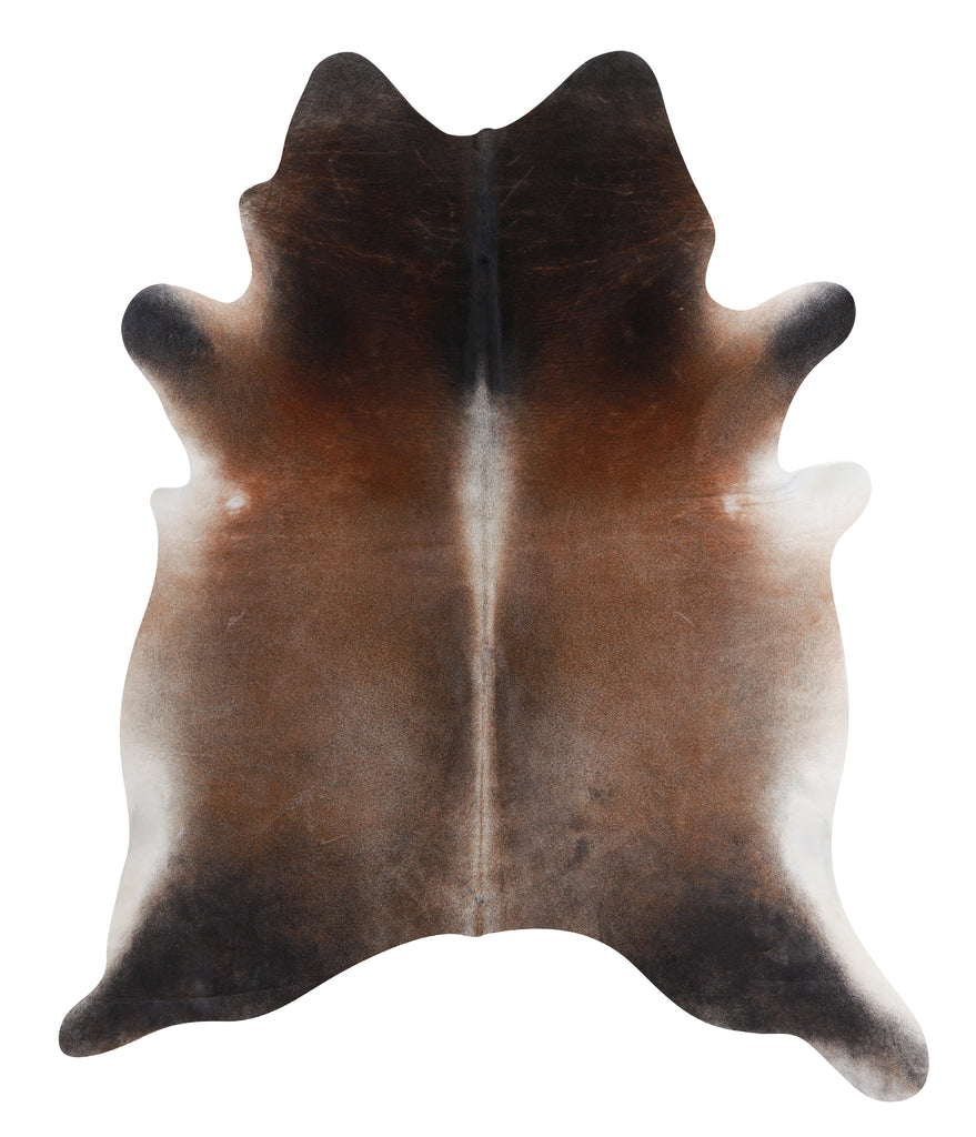 Grey with Beige XX-Large Brazilian Cowhide Rug 7'11"H x 6'6"W #A6904 by Hudson Hides