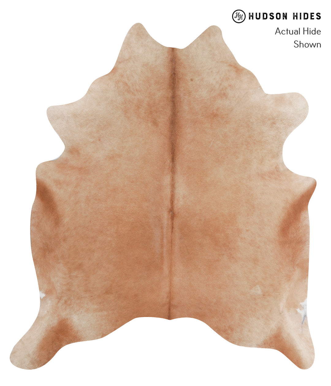 Solid Brown X-Large Brazilian Cowhide Rug 6'10"H x 5'11"W #A6976 by Hu
