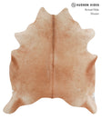 Solid Brown X-Large Brazilian Cowhide Rug 6'10"H x 5'11"W #A6976 by Hudson Hides