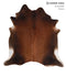 Warm Caramel X-Large Brazilian Cowhide Rug 6'7