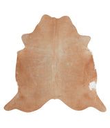 Solid Brown X-Large Brazilian Cowhide Rug 6'4"H x 6'7"W #A6988 by Hudson Hides