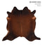 Warm Caramel X-Large Brazilian Cowhide Rug 6'4