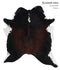 Chocolate and White X-Large Brazilian Cowhide Rug 6'8
