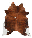 Tricolor X-Large Brazilian Cowhide Rug 7'2"H x 6'1"W #A7089 by Hudson Hides