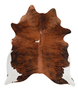 Tricolor X-Large Brazilian Cowhide Rug 7'2"H x 6'1"W #A7089 by Hudson Hides