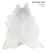 Salt and Pepper Black X-Large Brazilian Cowhide Rug 7'3"H x 6'5"W #A7155 by Hudson Hides
