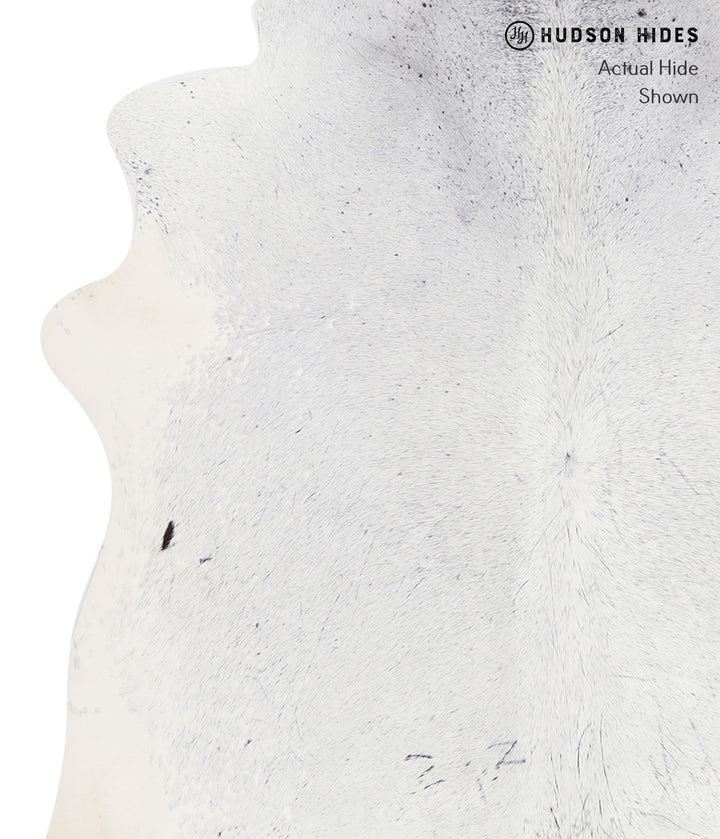 Salt and Pepper Black X-Large Brazilian Cowhide Rug 7'3"H x 6'5"W #A7155 by Hudson Hides