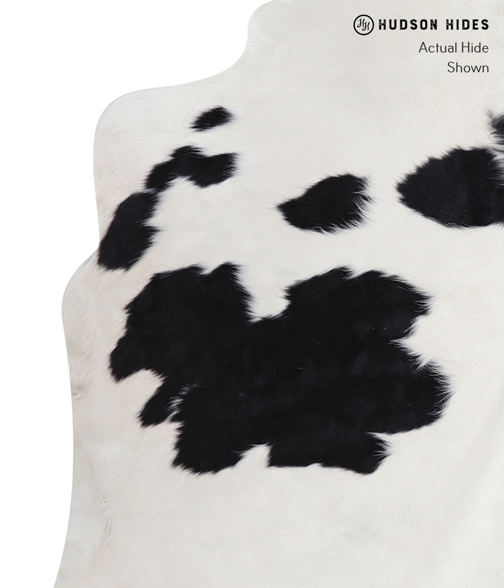 Black and White Cowhide Rug #A7350