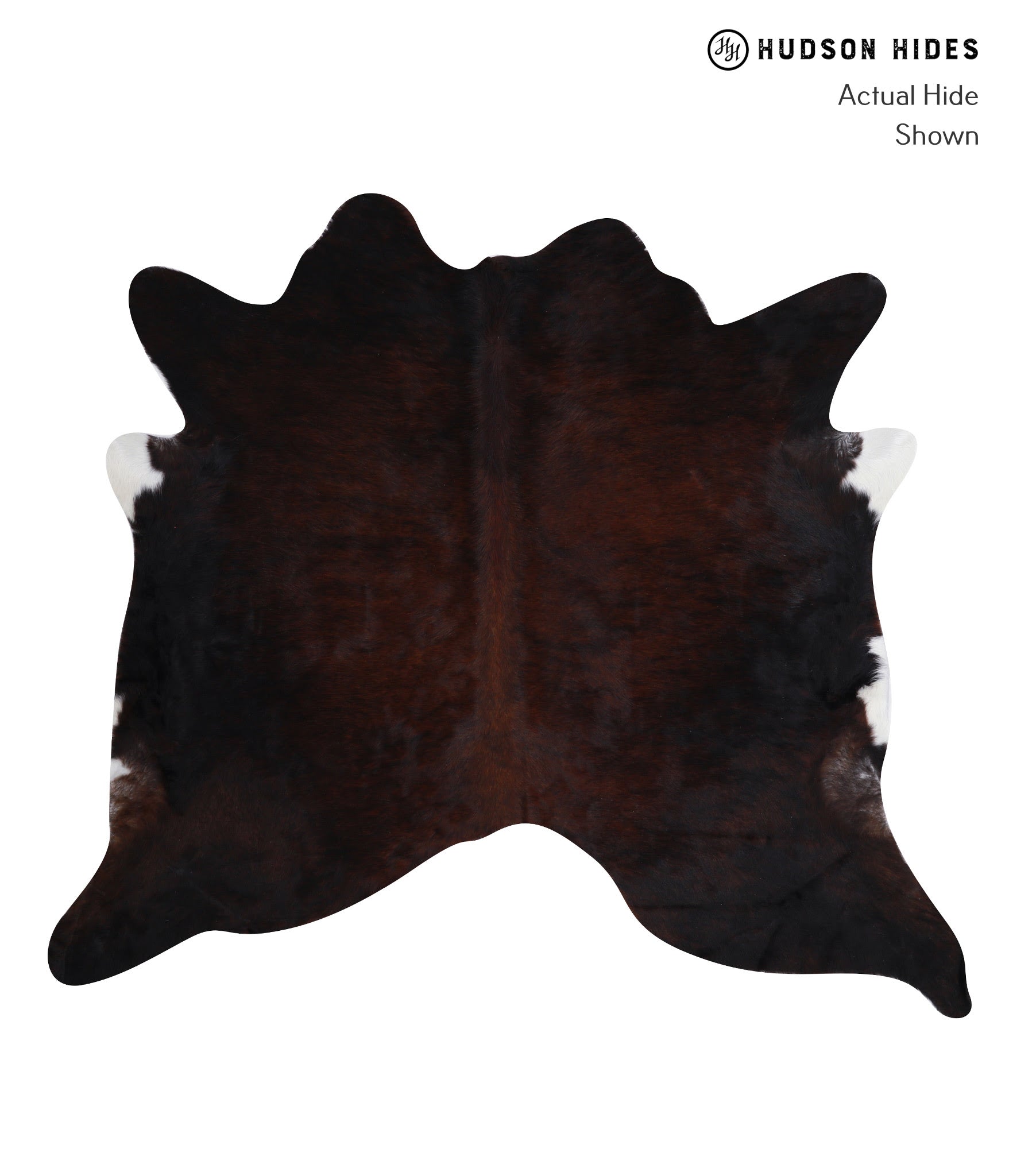 Dark Brindle Cowhide Rug #A7384