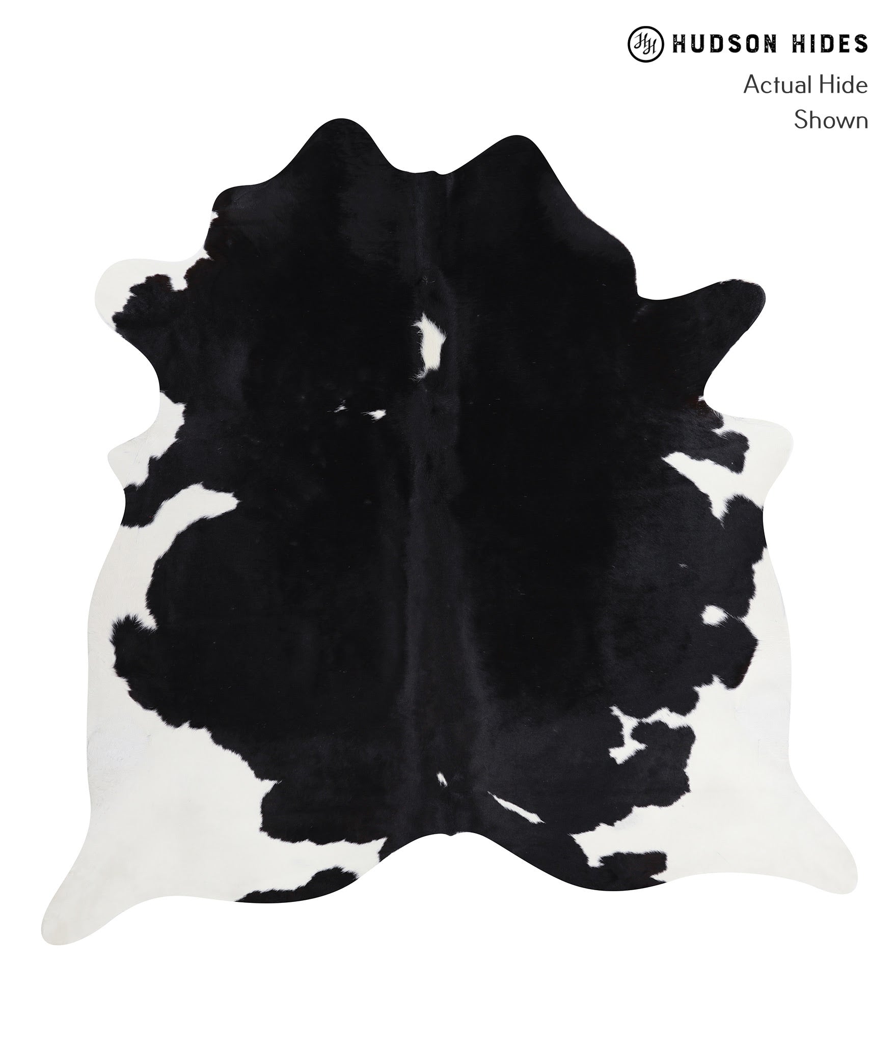 Black and White Cowhide Rug #A7411