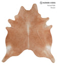 Solid Brown XX-Large Brazilian Cowhide Rug 8'3"H x 7'7"W #A7464 by Hudson Hides