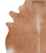 Solid Brown XX-Large Brazilian Cowhide Rug 8'3"H x 7'7"W #A7464 by Hudson Hides