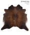 Chocolate X-Large Brazilian Cowhide Rug 6'10