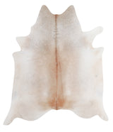 Grey with Beige X-Large Brazilian Cowhide Rug 7'2"H x 6'4"W #A7468 by Hudson Hides