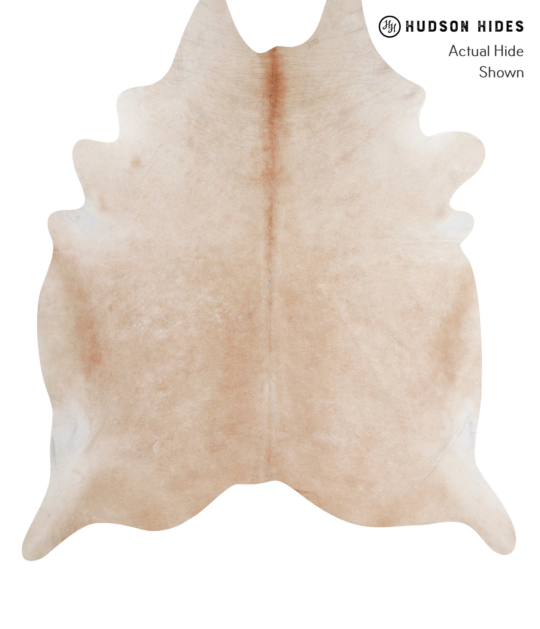 Beige Cowhide Rug #A7488