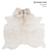 Grey Brindle Large Brazilian Cowhide Rug 6'0"H x 6'3"W #A7570 by Hudson Hides