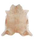 Beige XX-Large Brazilian Cowhide Rug 7'9"H x 7'7"W #A7624 by Hudson Hides
