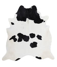 Black and White XX-Large Brazilian Cowhide Rug 7'6"H x 7'3"W #A7672 by Hudson Hides