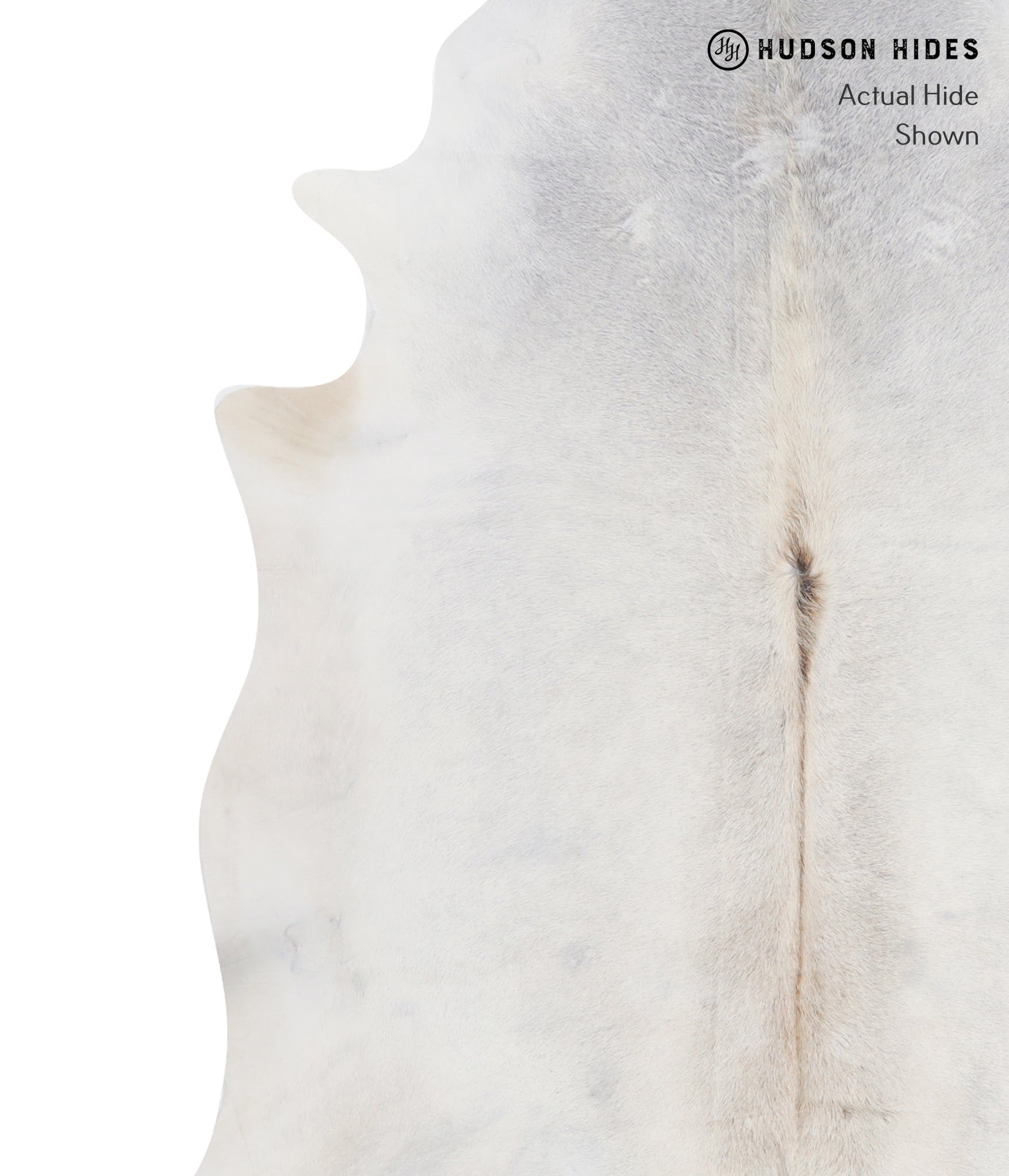 Light Grey Cowhide Rug #A7731
