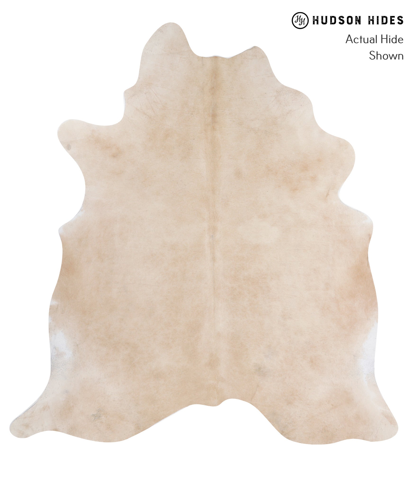 Beige Cowhide Rug #A7794