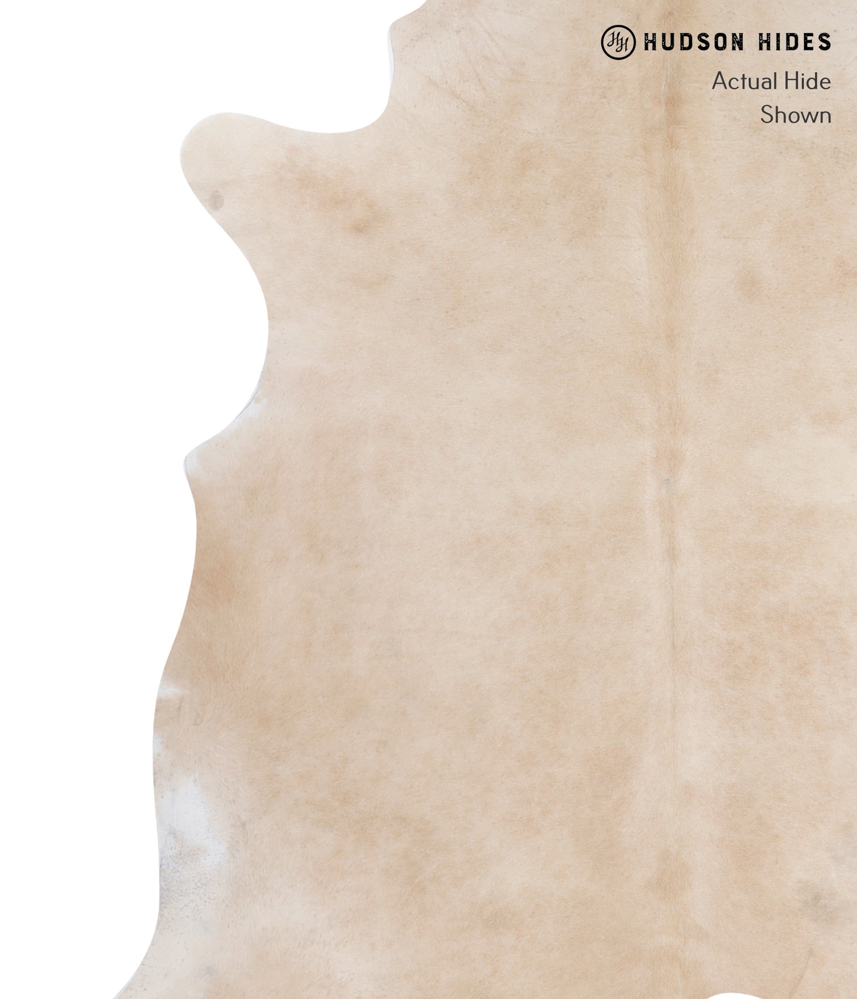 Beige Cowhide Rug #A7794