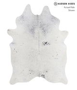 Salt and Pepper Black X-Large Brazilian Cowhide Rug 7'6"H x 5'9"W #A7797 by Hudson Hides