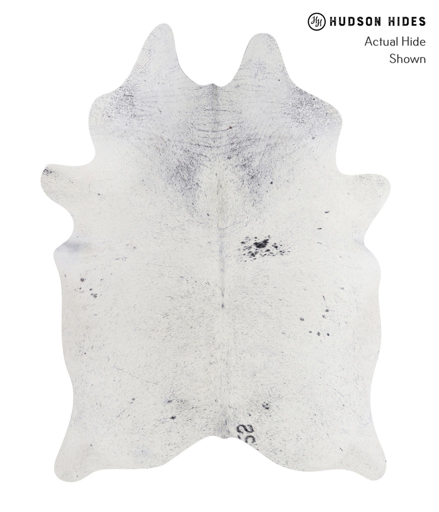 Salt and Pepper Black X-Large Brazilian Cowhide Rug 7'6"H x 5'9"W #A7797 by Hudson Hides
