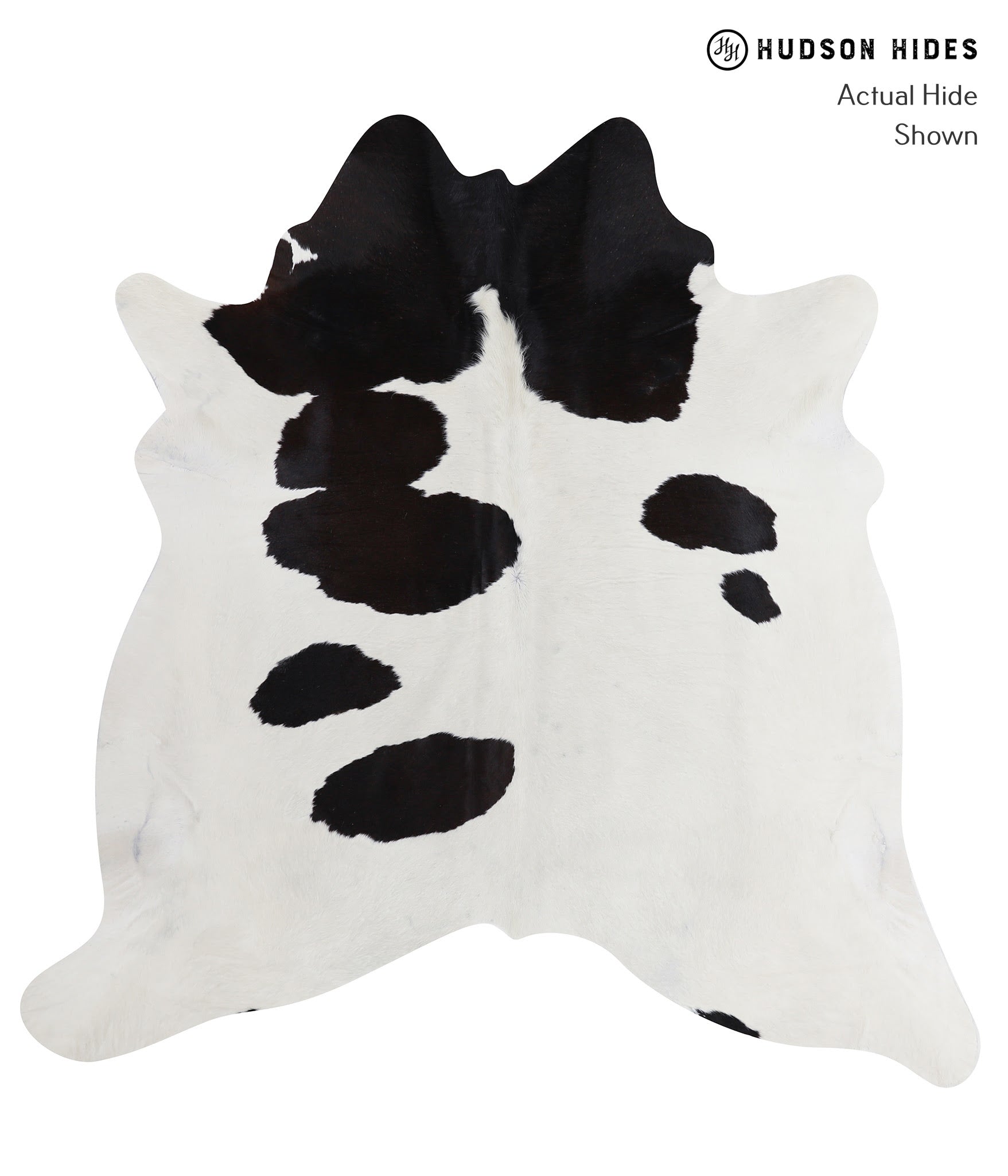 Black and White Cowhide Rug #A7838