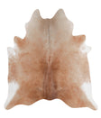 Light Caramel X-Large Brazilian Cowhide Rug 7'1"H x 6'5"W #A7866 by Hudson Hides