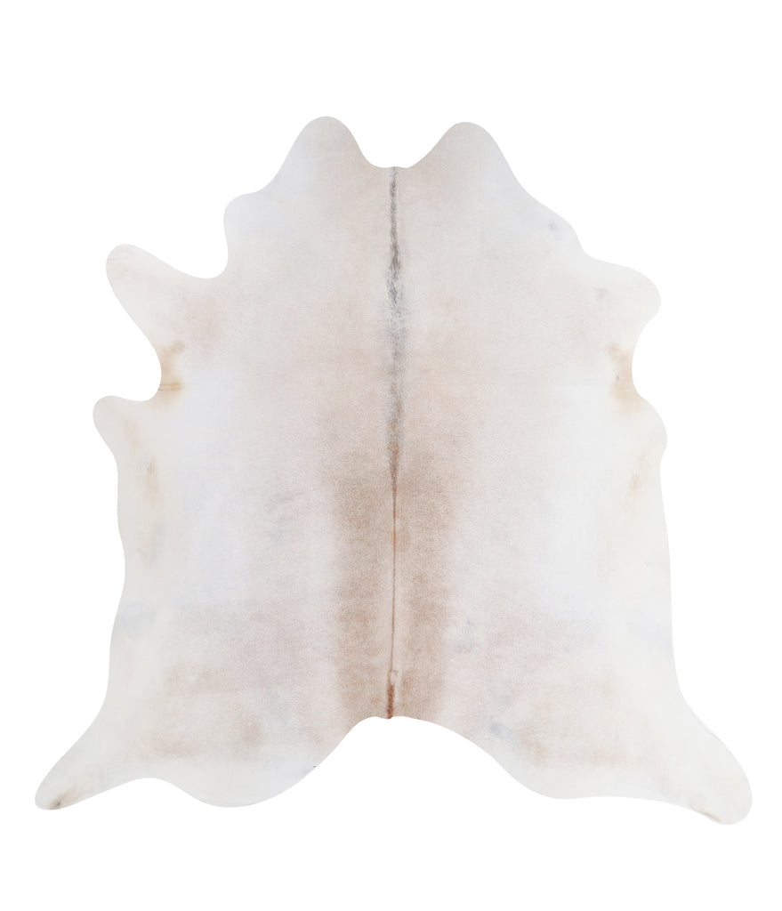 Grey with Beige XX-Large Brazilian Cowhide Rug 7'0"H x 7'2"W #A7965 by Hudson Hides