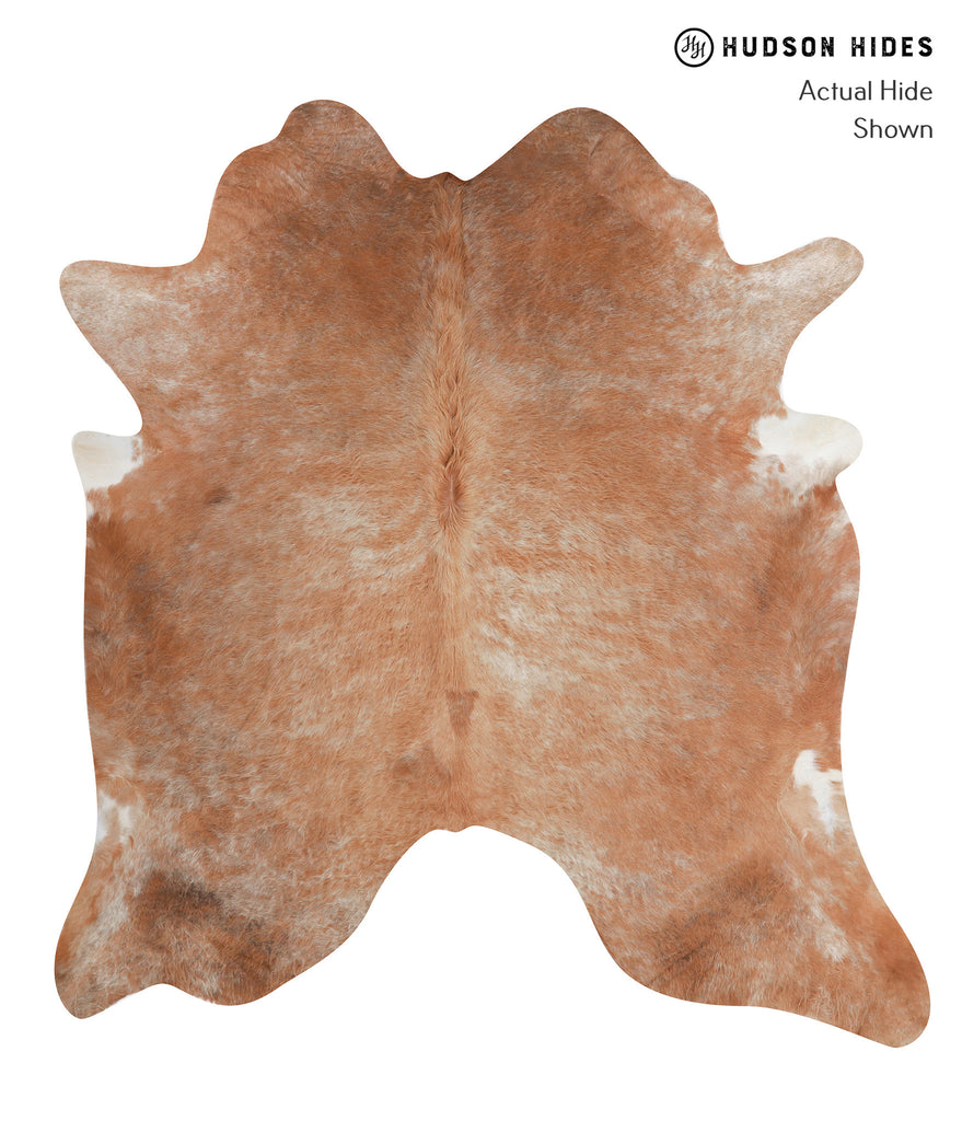 Beige XX-Large Brazilian Cowhide Rug 7'8"H x 7'2"W #A7977 by Hudson Hides