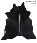 Chocolate X-Large Brazilian Cowhide Rug 7'2"H x 6'6"W #A7996 by Hudson Hides