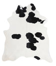Black and White Large Brazilian Cowhide Rug 6'8"H x 5'10"W #A7998 by Hudson Hides