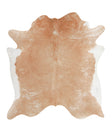 Beige and White XX-Large Brazilian Cowhide Rug 7'5"H x 6'10"W #A8018 by Hudson Hides