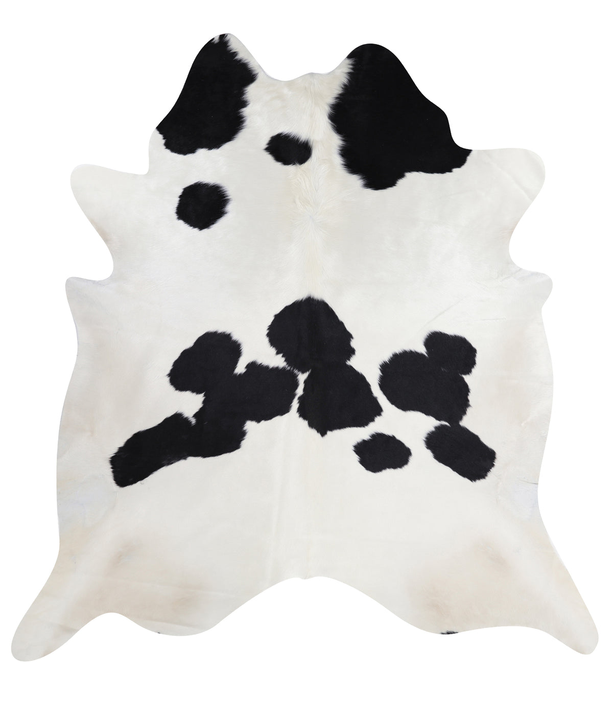 Black and White Cowhide Rug #A8059