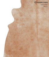 Beige X-Large Brazilian Cowhide Rug 6'6"H x 6'3"W #A8094 by Hudson Hides