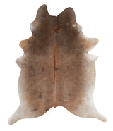 Grey with Beige X-Large Brazilian Cowhide Rug 7'0"H x 5'9"W #A8095 by Hudson Hides
